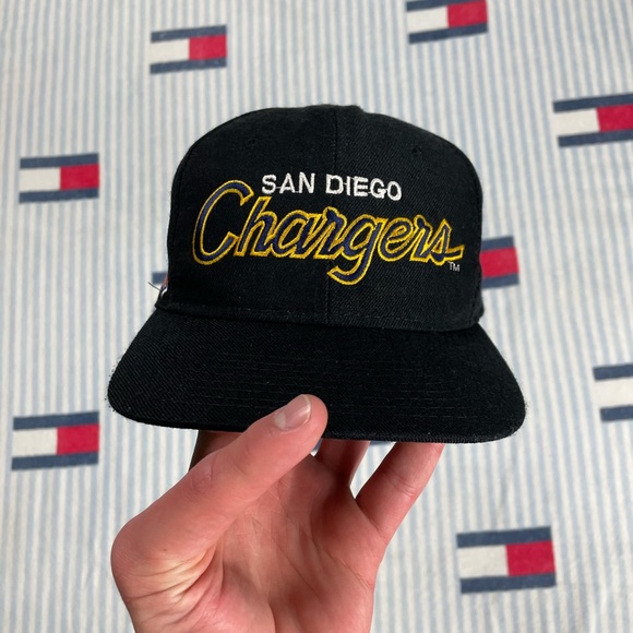 San Diego Chargers Black Dome Ss Hat 